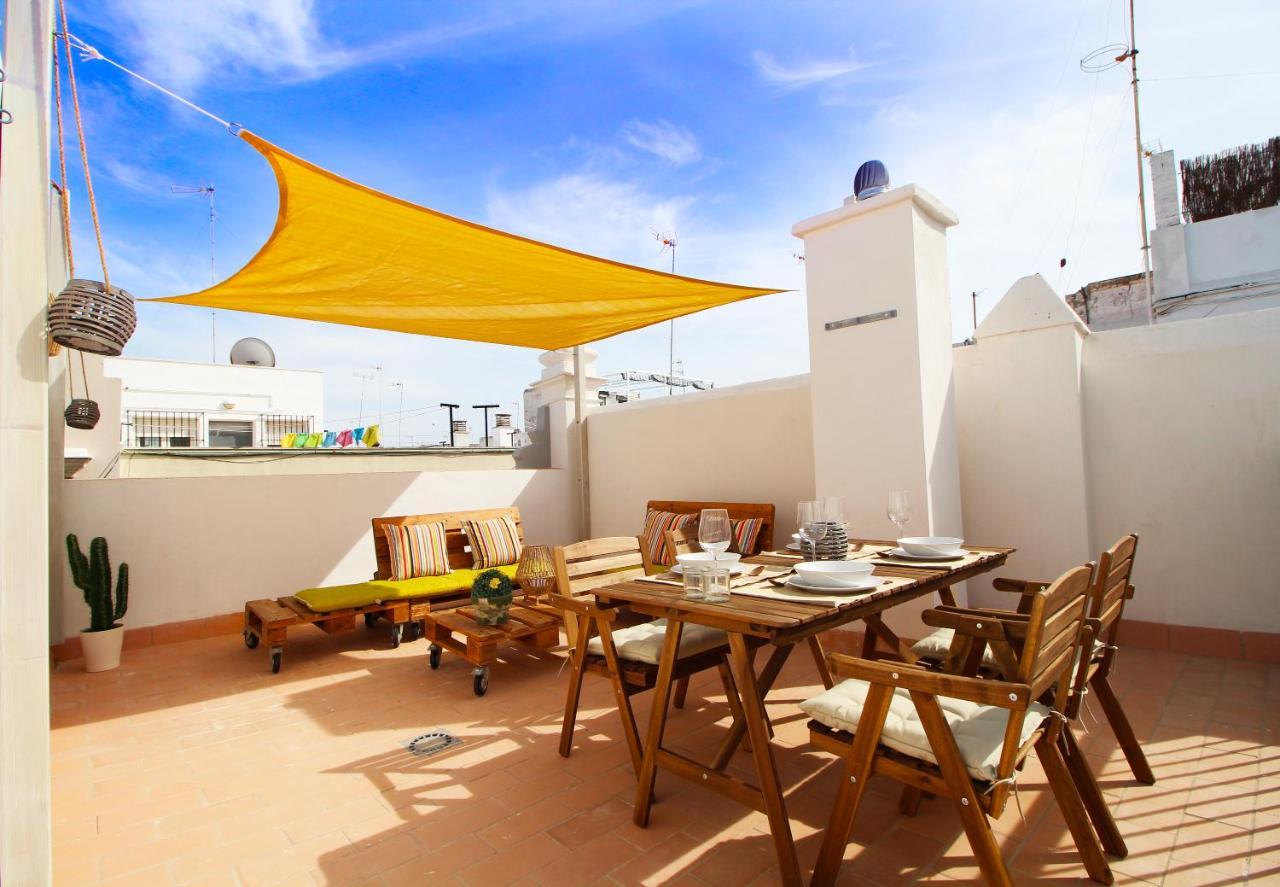 Apartamento Ático de la Luz Cádiz Exterior foto